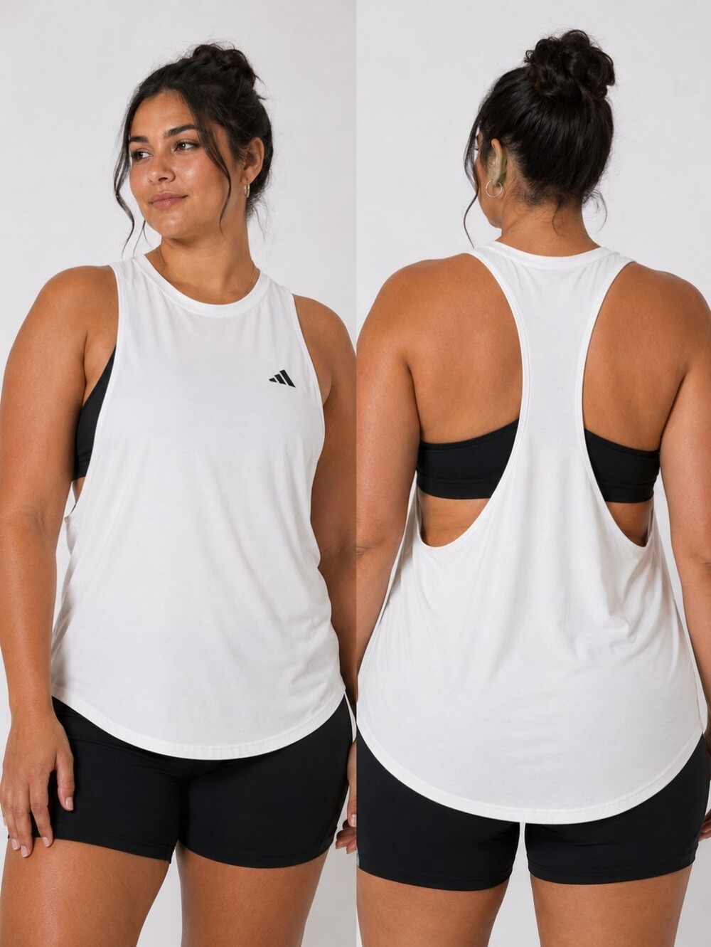 adidas White WTR D4T Training Tank Women's XL New With Tags